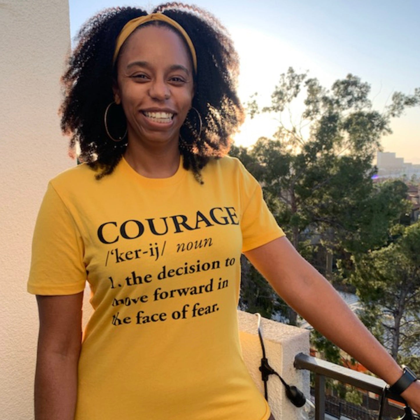 Golden Yellow - Courage T-Shirt