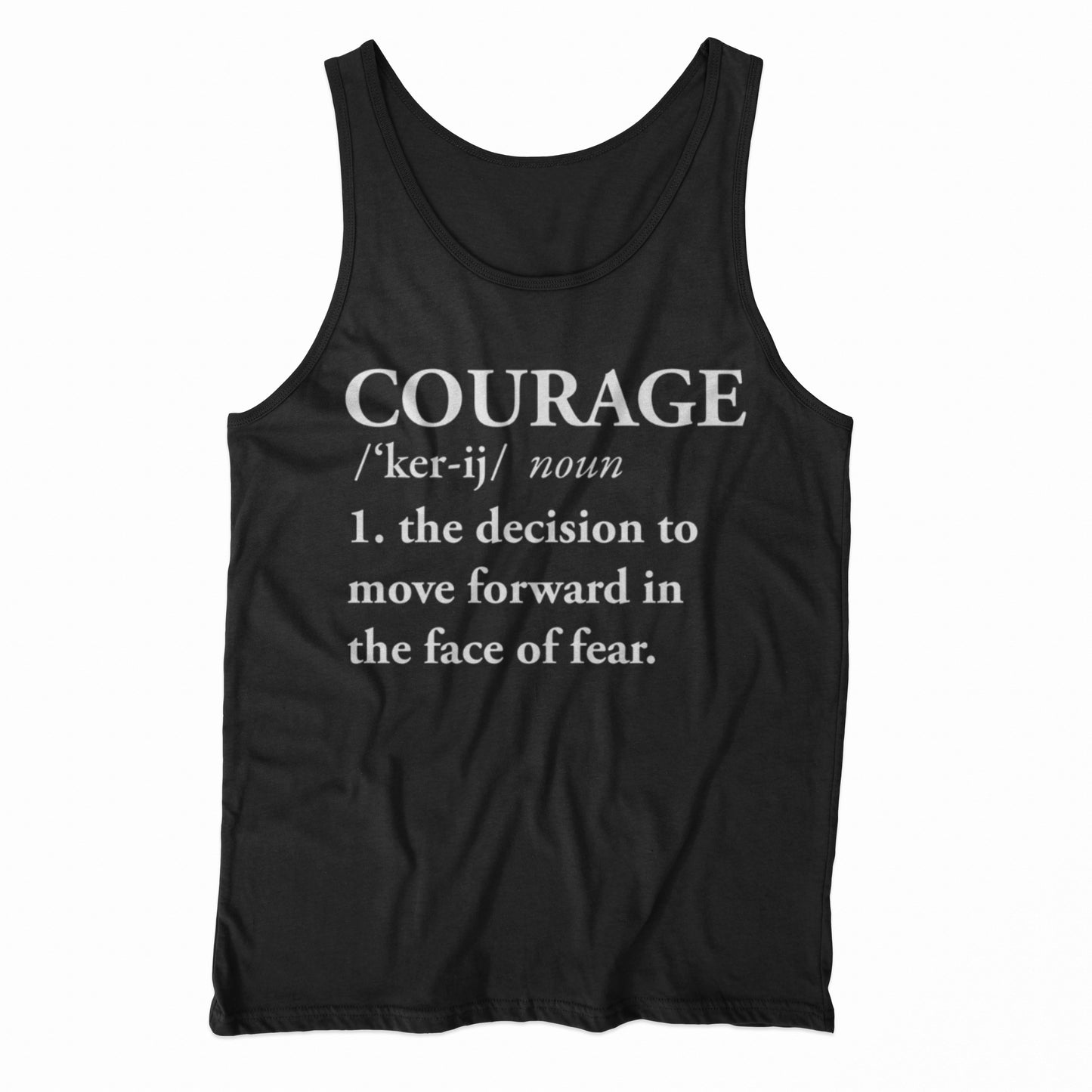 Black - Courage Tank