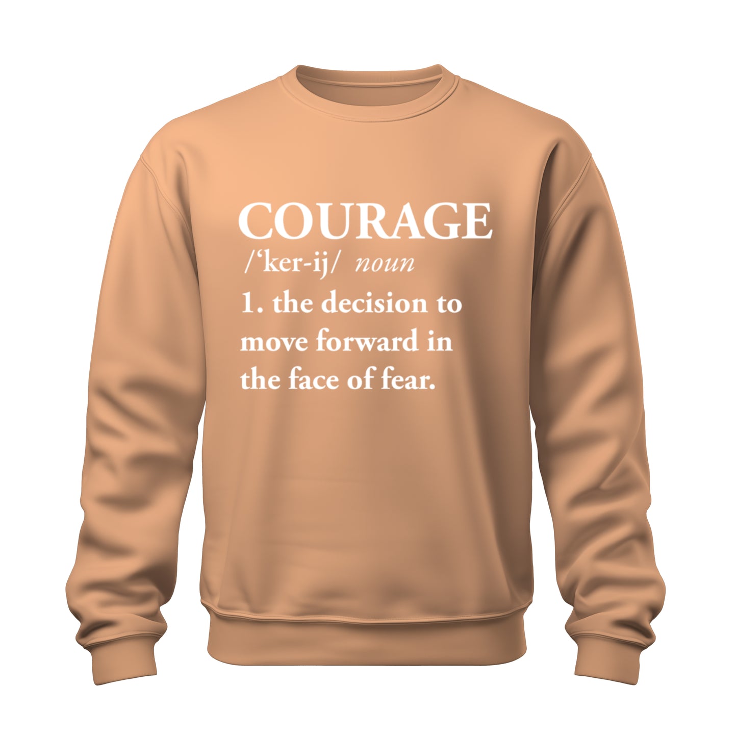 Cantaloupe- Courage Crewneck