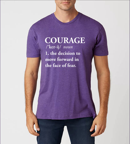 Heather Purple - Courage T-Shirt