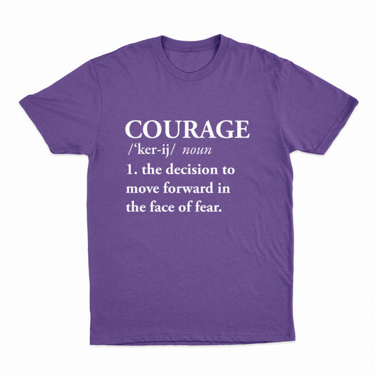Heather Purple - Courage T-Shirt