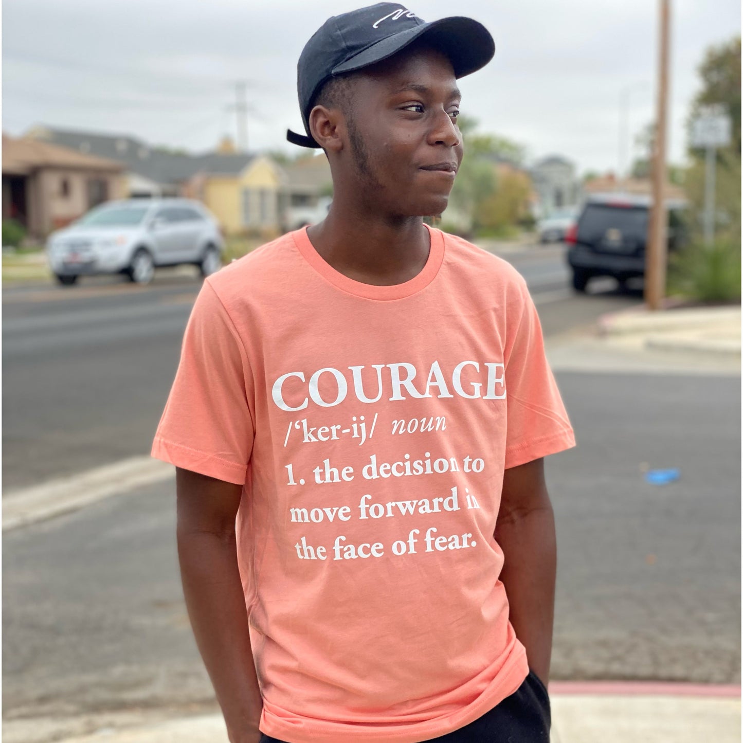 Salmon - Courage T-Shirt