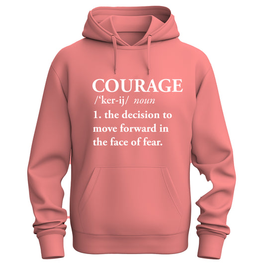 Red Salmon - Courage Hoodie
