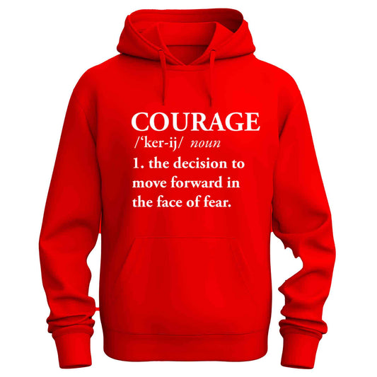 Red - Courage Hoodie