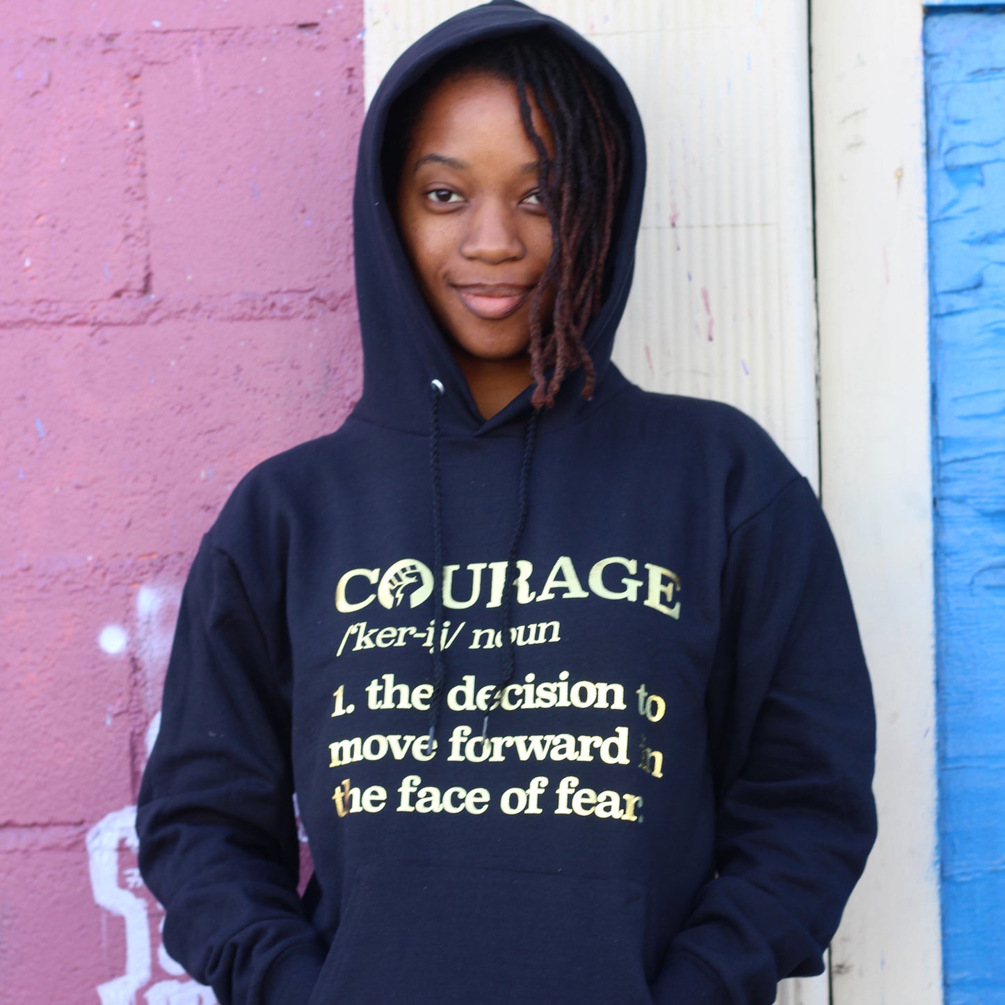 Black Power - Courage Hoodie